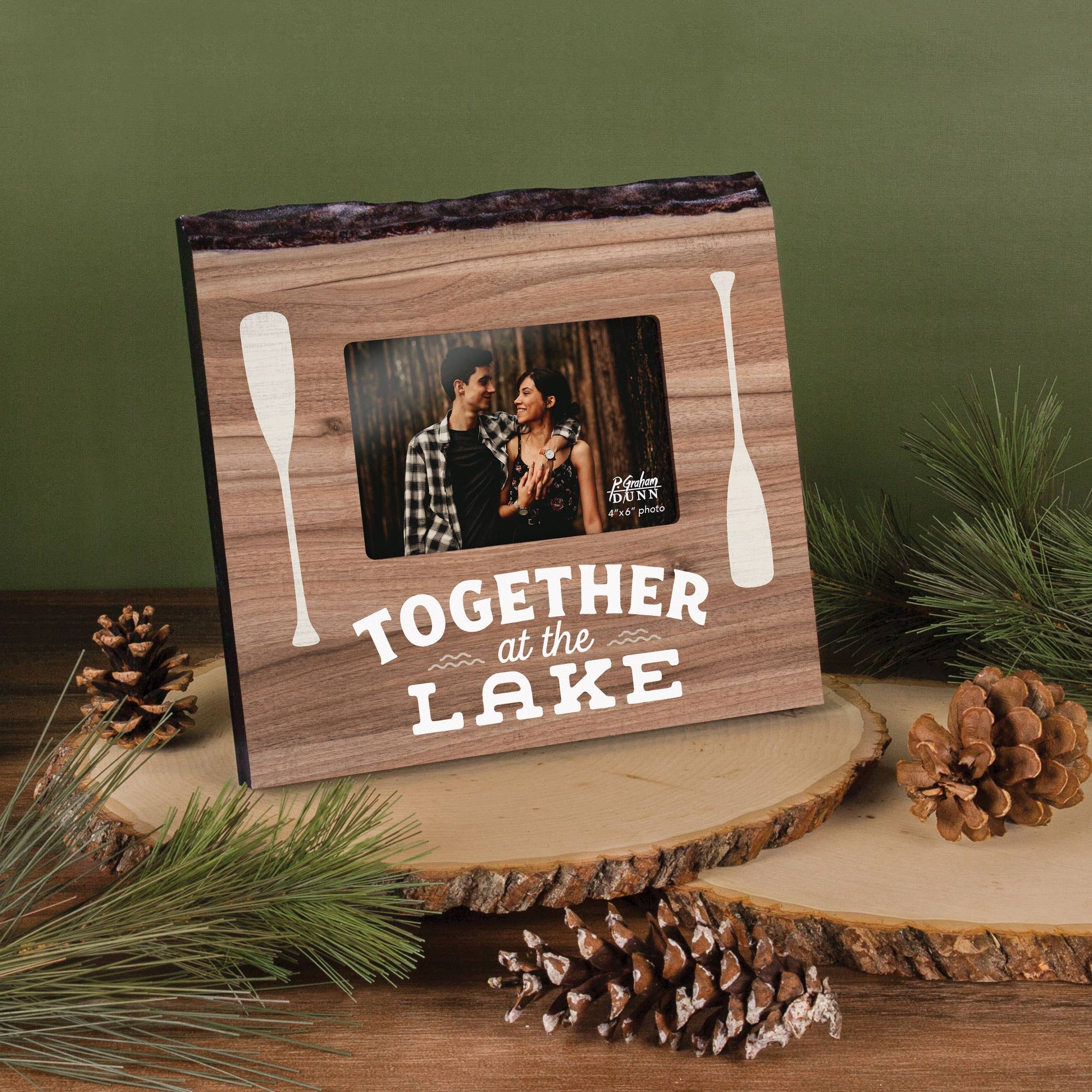 Together At The Lake Barky Photo Frame (4x6 Photo)