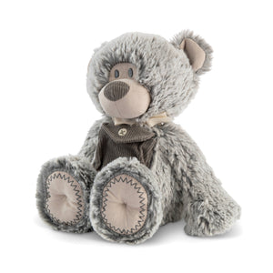 Gray Pocket Prayer Bear 11"