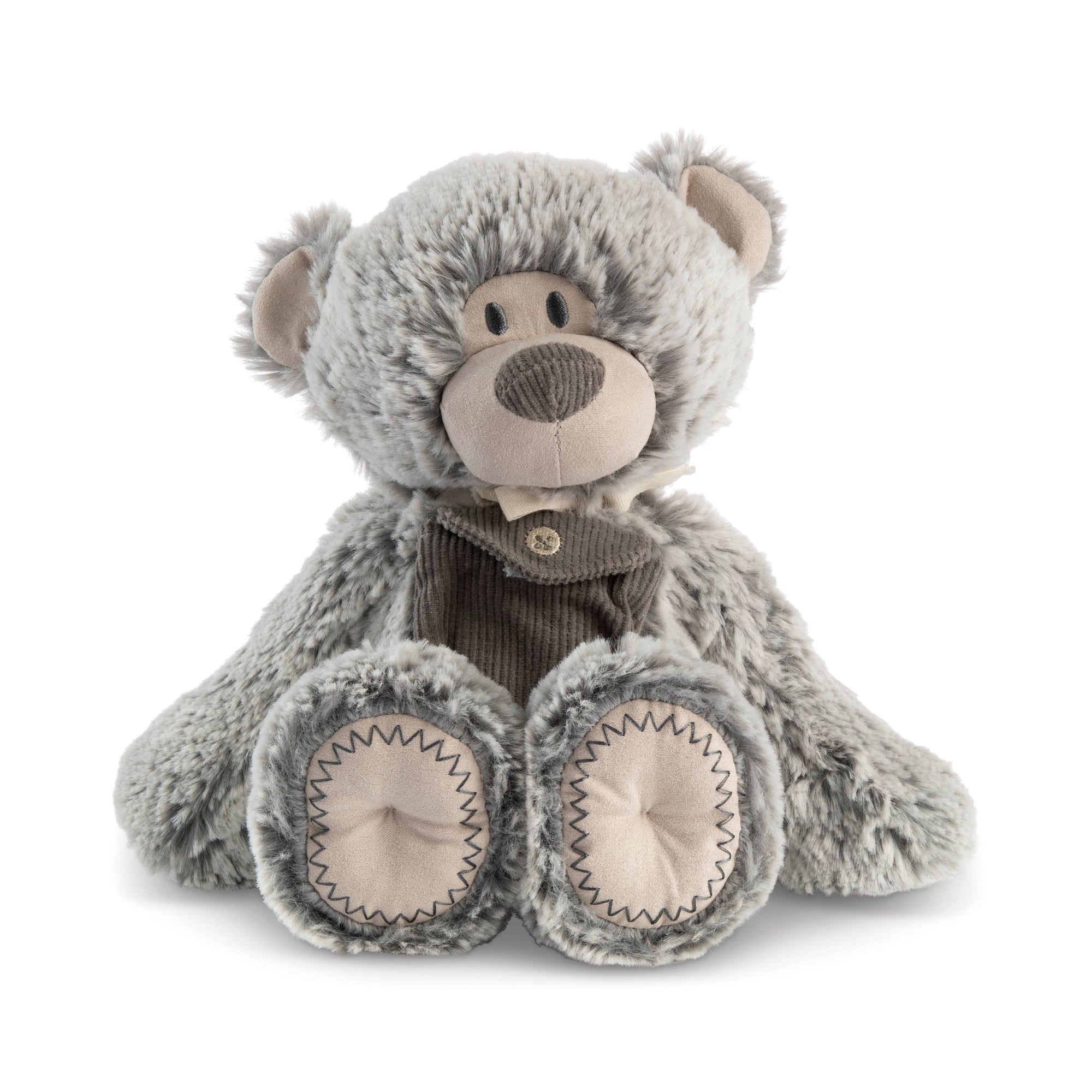 Gray Pocket Prayer Bear 11"