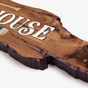 Lake House Driftwood Sign